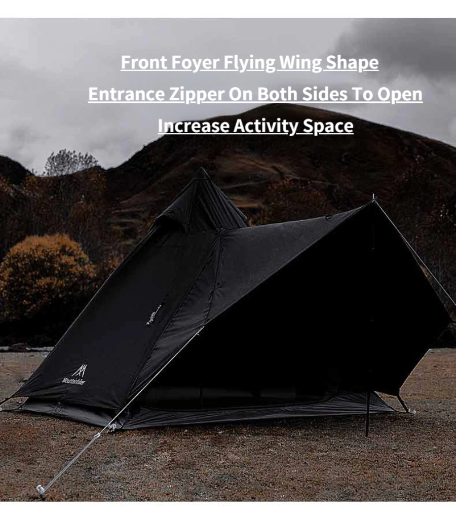 Cheap Goat Tents Luxury Waterproof Polyester Large Tents With Tarp Camping Spire Yurt High Quality Indian Pyramid Black Tent   